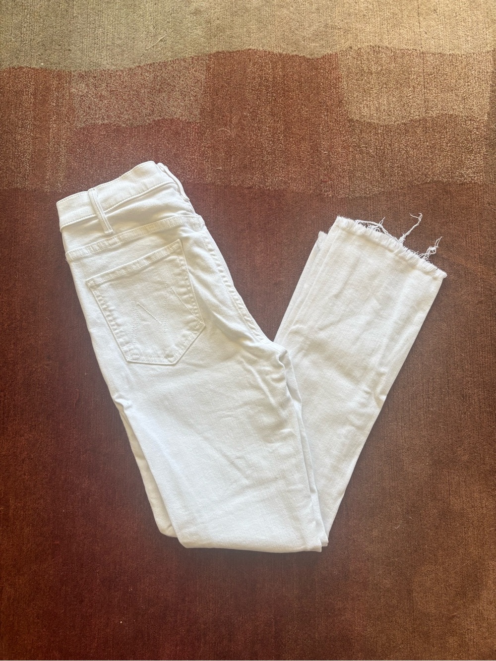 MOTHER 'The Hustler Ankle Fray' Jeans - Fairest Of Them All  - Sz 27